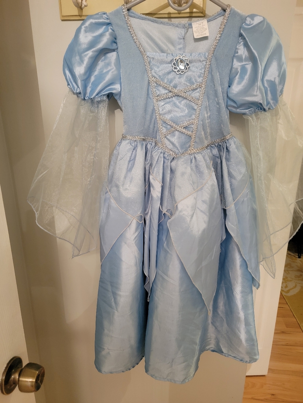 Light Blue Princess Costume Dress for Kids